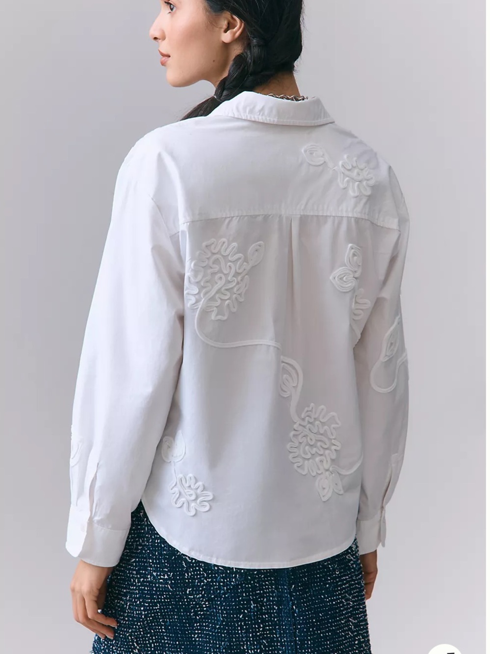 Maeve Shrunken Bennet Button down Shirt - Picture 3 of 9